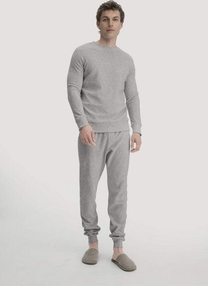 hessnatur Frottee Schlafshirt Relaxed PURE COTTON aus reiner Bio-Baumwolle