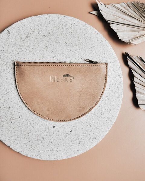 lille mus Veganes Täschchen 'Halbmond' aus Kunstleder