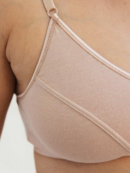 erlich textil Edith bügelloses Bustier aus weichem Modal, made in Europe