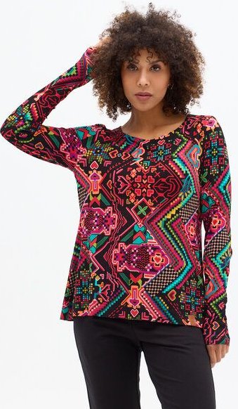 Bluse Yasira – Viskose EcoVero – A-Linien-Schnitt – Vorne kürzer, hinten länger – fair & nachhaltig in EU produziert – K...