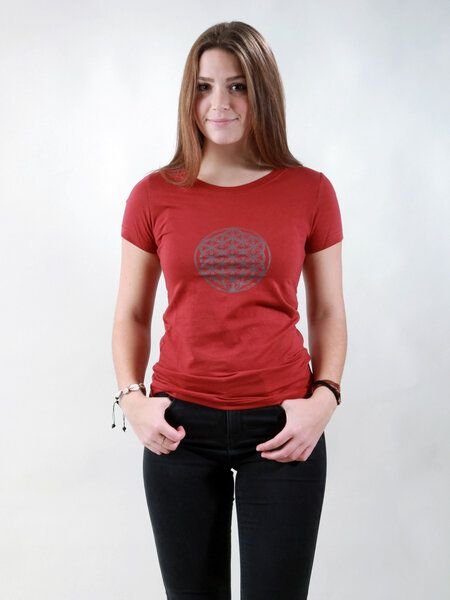 NATIVE SOULS T-Shirt Damen - Flower of Life