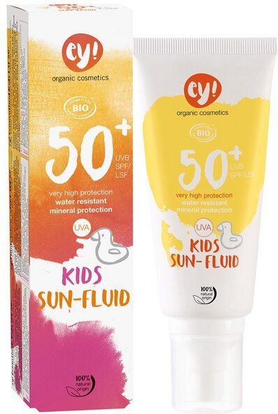ey! organic cosmetics ey! cosmetics Kinder-Sonnenfluid LSF 50+