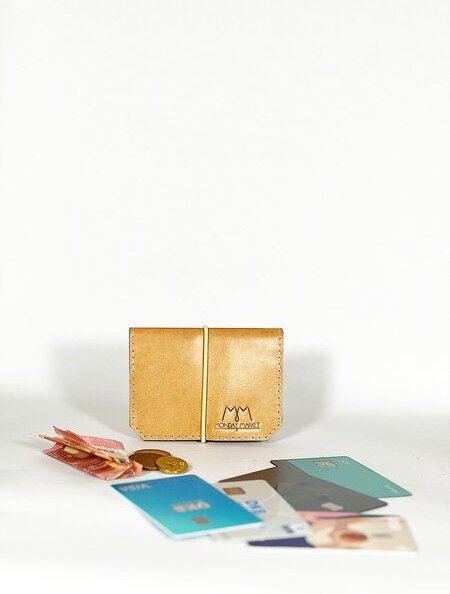 monday market Lederportemonnaie Isaac