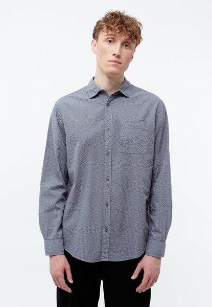 Givn Berlin Hemd GBYUVAL aus Bio-Baumwoll Seersucker