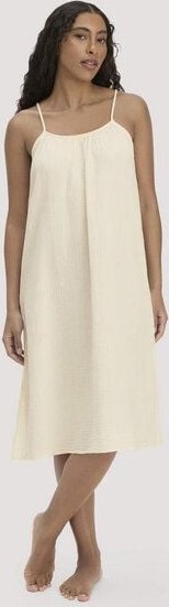 hessnatur Musselin Nachthemd Relaxed PURE COMFORT aus reiner Bio-Baumwolle