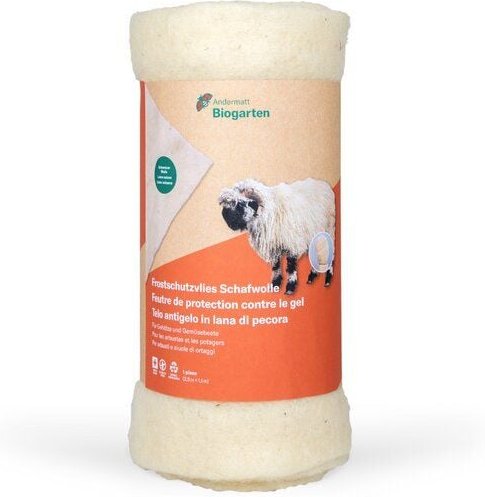 Andermatt Biogarten Frostschutzvlies aus Schafwolle – natürlicher Winterschutz für Pflanzen und Kübelpflanzen