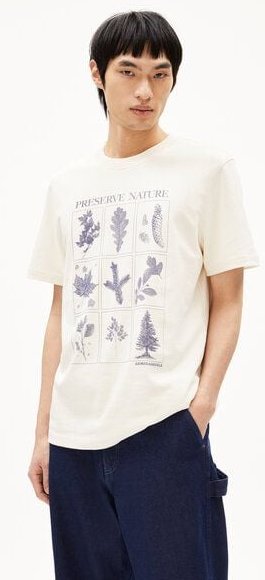 ARMEDANGELS MAARKOS PRESERVE Herren Heavyweight T-Shirt aus recyceltem Baumwoll Mix