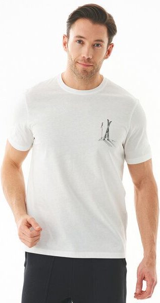 Thumbnail - ORGANICATION T-Shirt aus Bio-Baumwolle mit Ski-Print