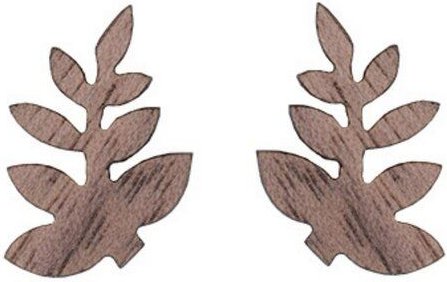 BeWooden Holzohrringe Twigo – handgefertigter, nachhaltiger Schmuck mit minimalistischer Eleganz