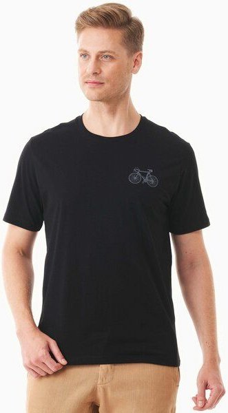 ORGANICATION T-Shirt aus Bio-Baumwolle mit Fahrrad-Print