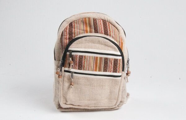 Nepal-Rucksack aus Hanf und Baumwolle von Himal Hemp (Backpack Big)