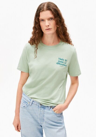 Thumbnail - ARMEDANGELS LUALAA EMBRO Damen T-Shirt aus Bio-Baumwolle