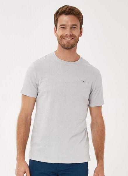 ORGANICATION T-Shirt aus Bio-Baumwolle in Jacquard-Struktur