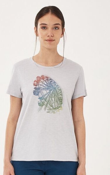 ORGANICATION T-Shirt aus Bio-Baumwolle mit Riesenrad-Print