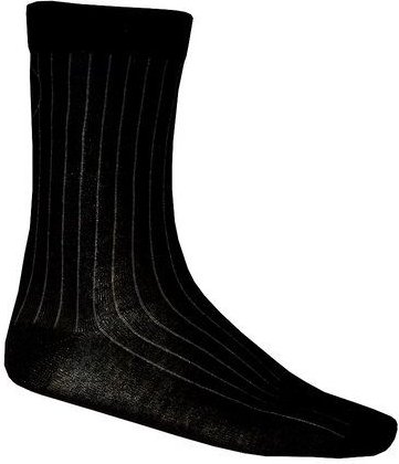 FÄDD Unisex Socken aus Bio-Baumwolle "Streifenadel" Schwarz oder Navy