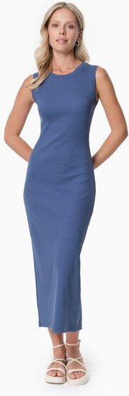 ORGANICATION DURRU | Geripptes Kleid aus Bio-Baumwolle