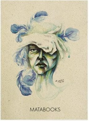 matabooks® Vintage A6 Postkarte aus nachhaltigem Graspapier