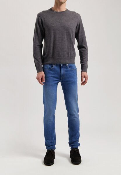 MUD Jeans Dunn Low Tapered - Pure Blue