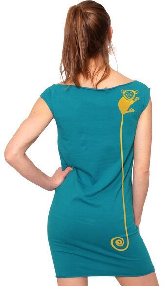 Thumbnail - HANDGEDRUCKT "Teeny Weeny Goblin" Bio-Kleidchen