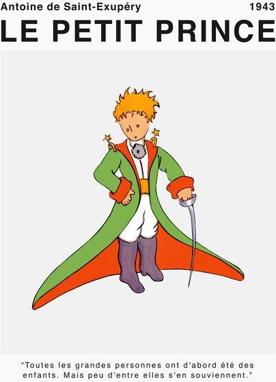 Photocircle Poster / Leinwandbild / Wandbild - Le Petit Prince - Toutes les grandes personnes