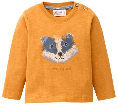 People Wear Organic Langarmshirt mit Aufdruck