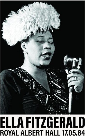 Photocircle Poster / Leinwandbild - Ella Fitzgerald Royal Albert Hall
