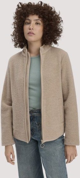 hessnatur Wollfleece Jacke Regular aus reiner Bio-Merinowolle