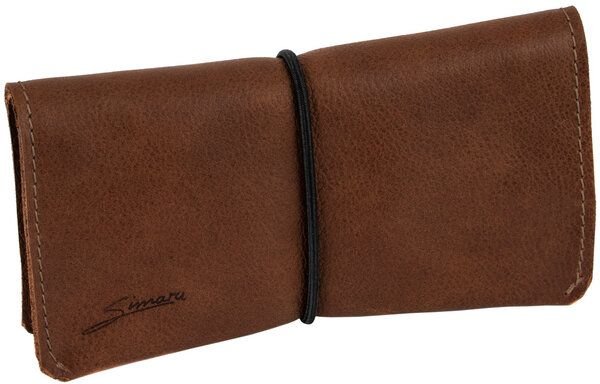 Simaru Leder Tabaktasche "SINTRA" mit auswechselbarem Gummi.