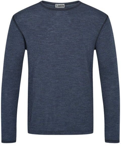 Jalfe Herren-Longsleeve Wolle melange