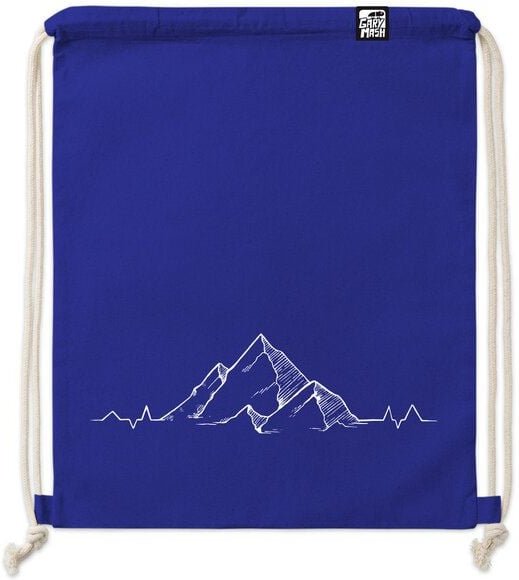 GARY MASH Gym Bag Mountainbeat aus extra robuster Biobaumwolle