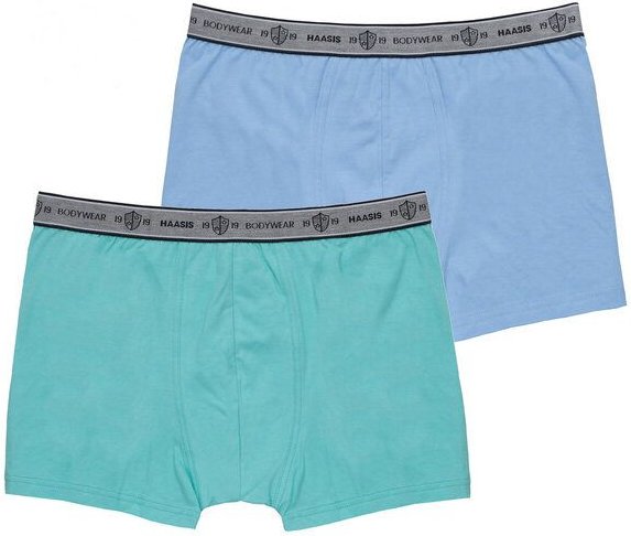 Haasis Bodywear Herren Pants 2er Pack ohne Eingriff, Single Jersey,