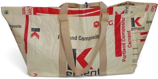 REFISHED fair fashion Tasche 'CARGO BAG' - upcycelte Zementsäcke