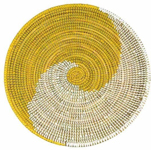 SWANE-Design Obstschale & Brotkorb Senegal - rund geflochten - S/M