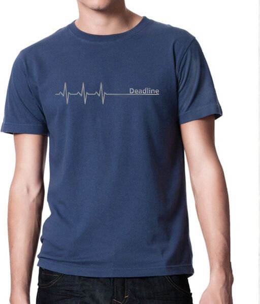 Picopoc Deadline ;) VintageT-Shirt in Blau