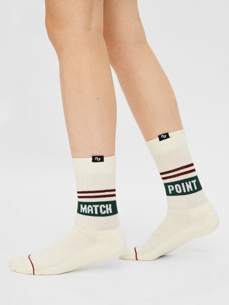 Natural Vibes Match Point Socken | Bio GOTS | Tennissocken | Herren Damen Socken