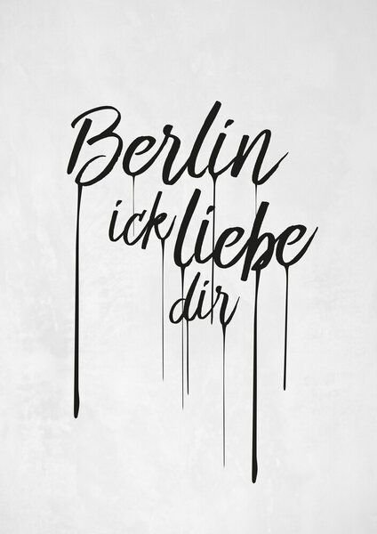 Photocircle Poster / Leinwandbild - Berlin ick liebe dir