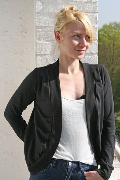 Lena Schokolade Jäckchen versch. Farben aus Bio-Baumwolle