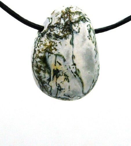 OneWorldMinerals Baumachat Edelstein - Schmuckanhänger, gebohrt