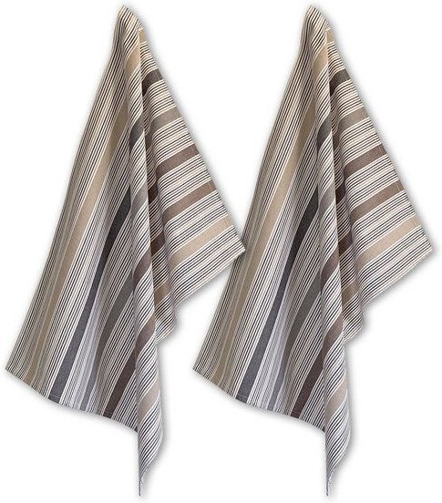 Solwang Design 2er-Set Geschirrtücher aus 100% Biobaumwolle, 70 x 50 cm