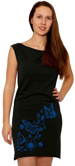 HANDGEDRUCKT "Frühlingsboten" Bio-Kleidchen