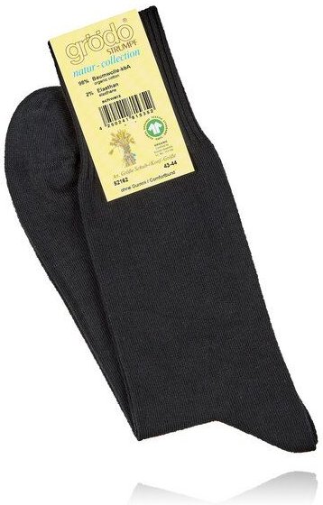 grödo Socken mit Komfortbündchen ohne Gummi für Damen und Herren (3er Pack)