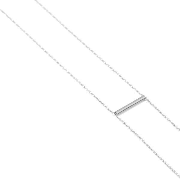 Jonathan Radetz Jewellery Kette BELONG, Silber 925, Sterlingsilber, Länge 80 cm oder 100 cm, verstellbar ohne Verschluss...