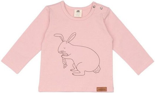 Langarmshirt Baby Bio-Baumwolle Rosa – weicher Jersey von Walkiddy, hautfreundlich, vegan & fair produziert – nachhaltig...