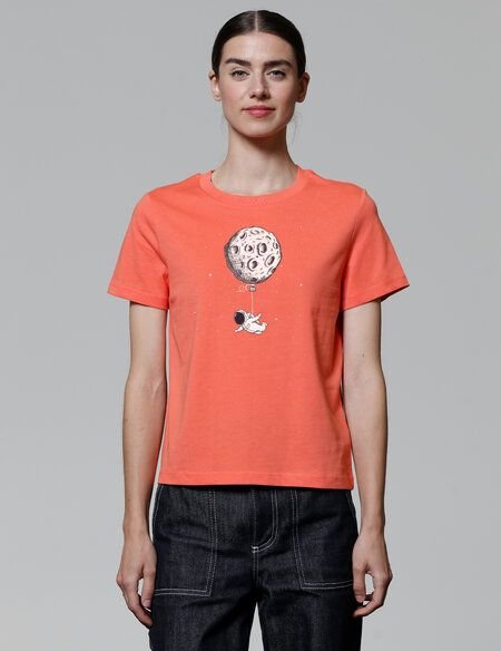 watapparel T-Shirt Frauen Funny Spaceman