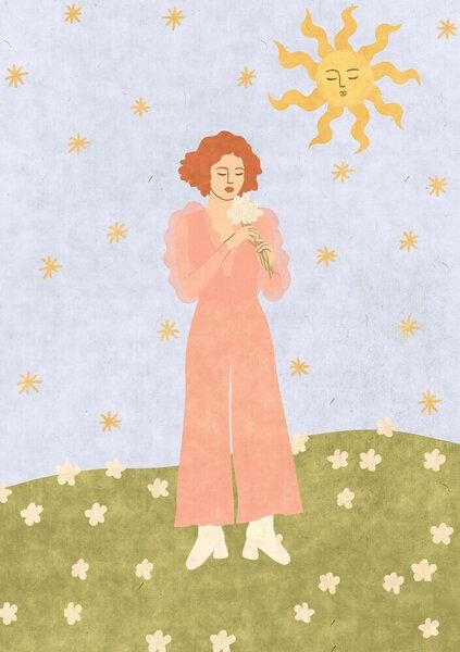 Photocircle Wandbild / Poster / Leinwand - In The Meadows