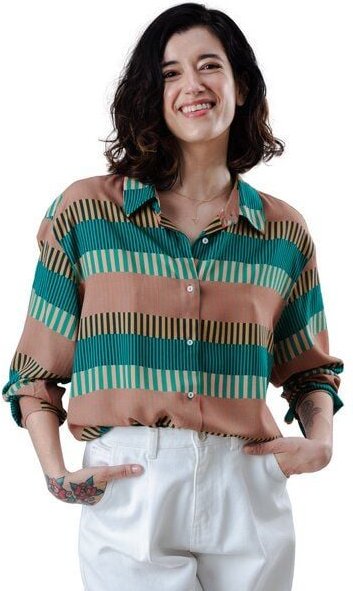 Thumbnail - Brava Fabrics Bluse Atlantic Boxy Blouse
