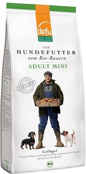 defu Bio Hundefutter Adult Mini Geflügel