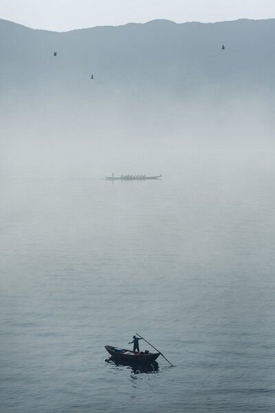 Photocircle Poster / Leinwandbild - Sunday Morning in Stanley Bay