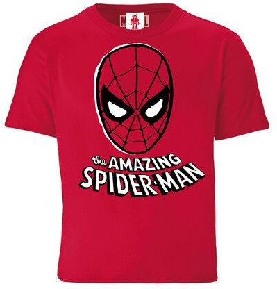 LOGOSH!RT LOGOSHIRT - Marvel Comics - Spider-Man - Maske - Bio T-Shirt Print - Junge & Mädchen