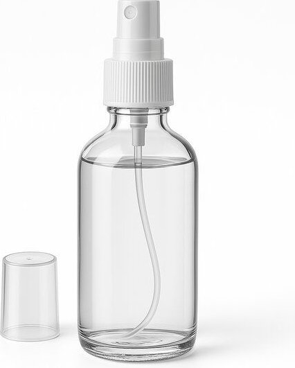 Thumbnail - mikken Sprühflasche Glas mit Zerstäuber in 30/50/100 ml Apothekerflasche braun